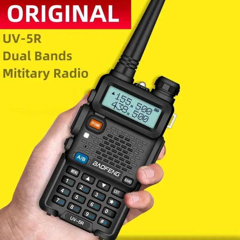 Baofeng UV-5R 8W Walkie Talkie Dual Band VHF UHF 136-174/400-520Mhz Two Way Radio 128 Channels FM Portable CB Ham Military Radio