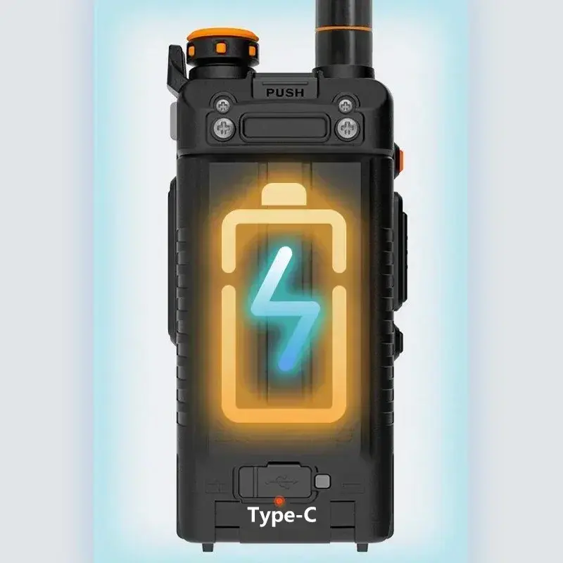 Baofeng Walkie Talkie K5 Pro Max 12W UHF VHF High Capacity Six-Band NOAA Long Range Noise Reduction 999Chanels BF-UVK5M CB Radio
