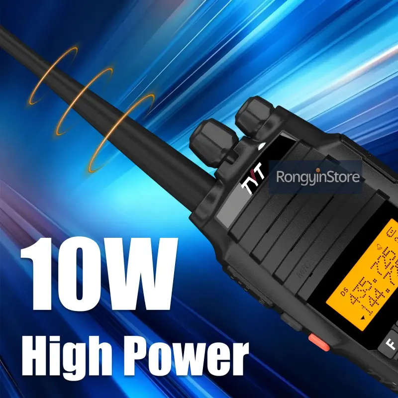 TYT TH-UV8000D Walkie Talkie 10W Long Range Distance VHF UHF Dual Band FM Portable Repeater TH UV8000D Ham Amateur Two Way Radio