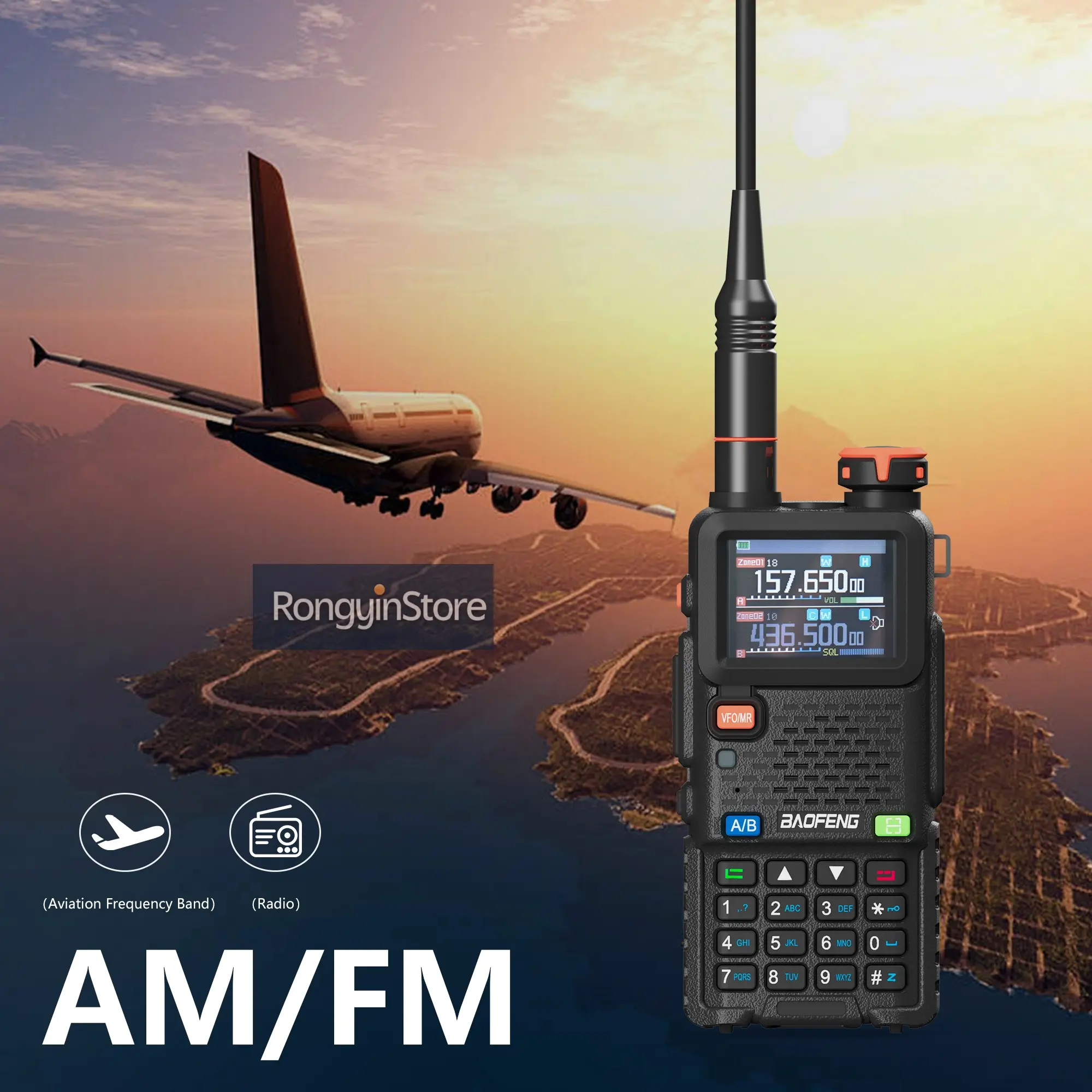 2PCS/4PCS BAOFENG UV-5RH PRO GPS Walkie Talkie Multi Band Wireless Copy Frequency Type-C NOAA Upgrade UV-5RH UV 17 Pro Ham Radio