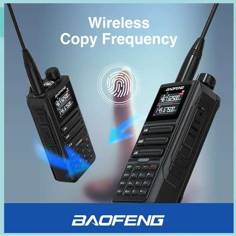 BaoFeng UV-16 Pro Max Type-C Charge Wirless Copy Frequency UV-16M Multi-band Radios AM Waterproof 999CH Long Range Two Way Radio