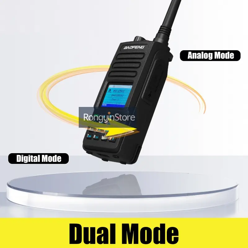 Baofeng DM-1702 DMR Radio AES256 Dual Band Walkie Talkie Digital Signaling Tier1/Tier2 Dual Time Slot High Low Power Switch VOX