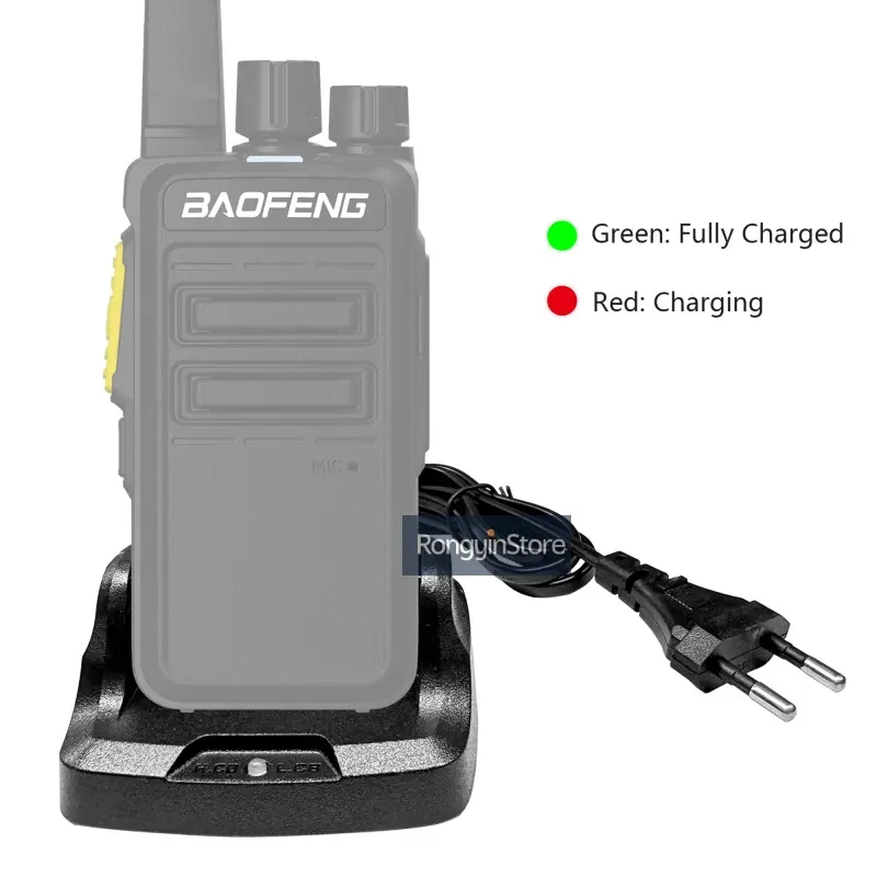 BD-V12A Charger Original Desktop Charger Base 1/2/4PCS BF-V12D Radio Charger EU Plug For Baofeng AR-12 Walkie Talkie Accessories