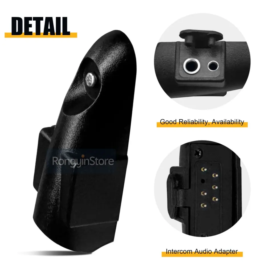 Baofeng Audio Adapter 2 Pin M Plug Earphone Speaker Mic for UV-9R Pro V2 UV-68 Pro Max V2 UV-S22 Waterproof CB Radio Accessories