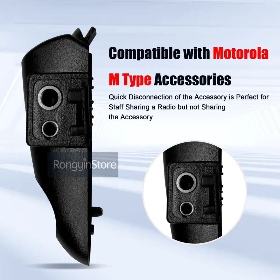 Baofeng Audio Adapter 2 Pin M Plug Earphone Speaker Mic for UV-9R Pro V2 UV-68 Pro Max V2 UV-S22 Waterproof CB Radio Accessories