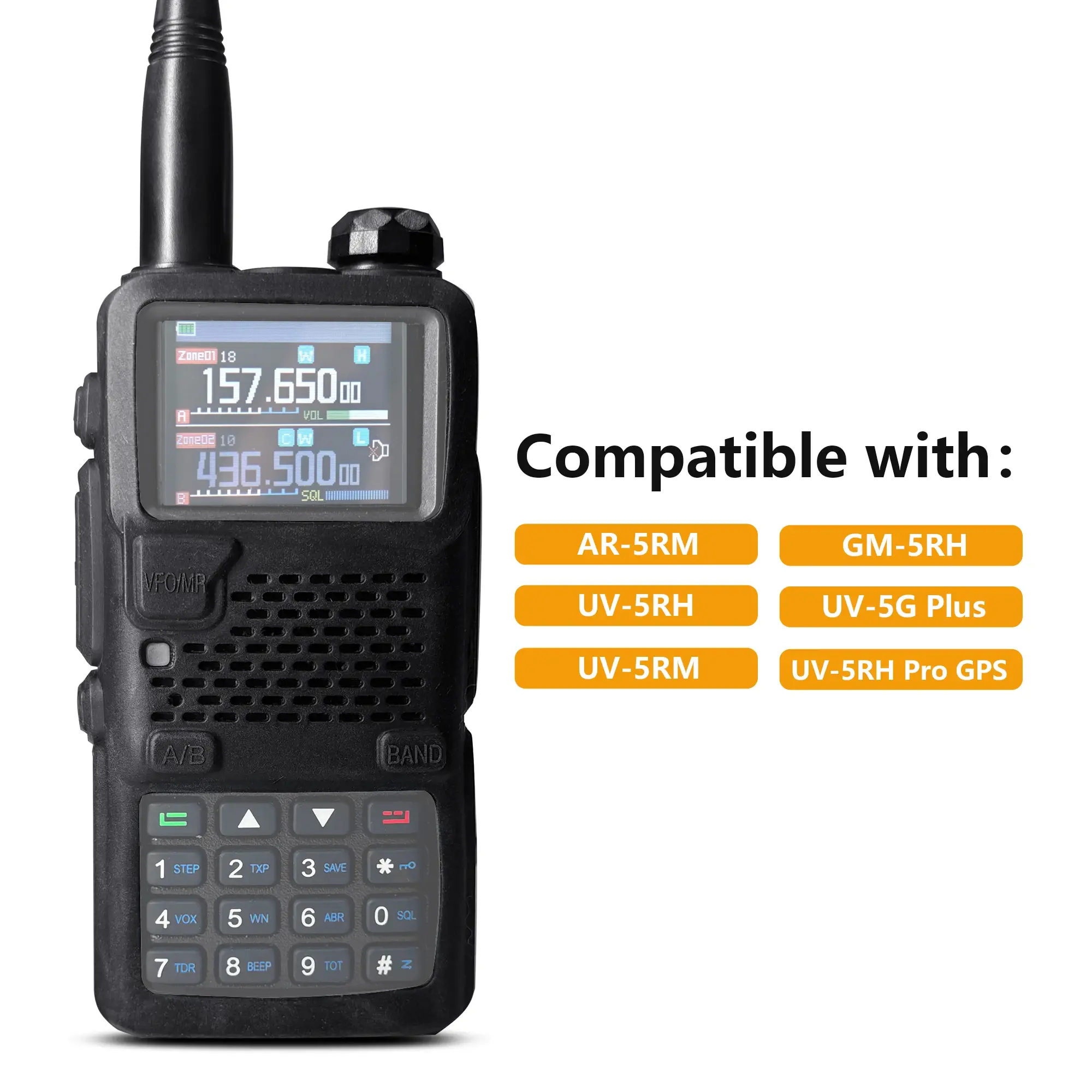 Baofeng UV-5RM Protective Cover Rubber Soft Case Pouch Handheld Cover Shell Holster For Walkie Talkie AR-5RM UV5RM 5RH Ham Radio