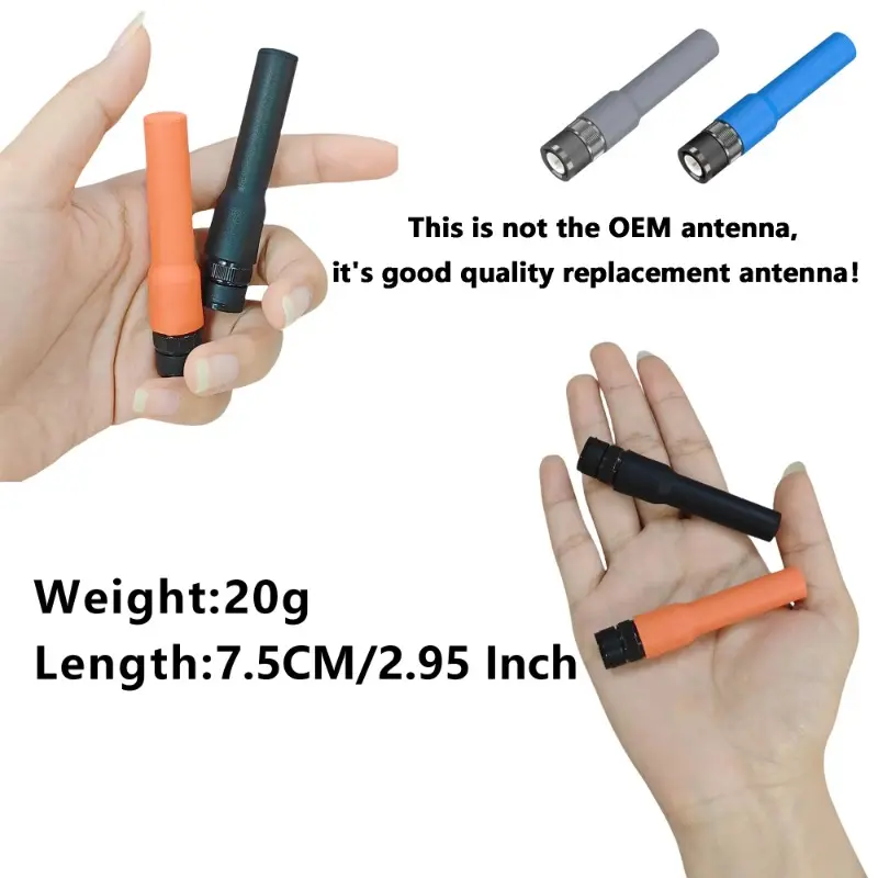 SF-20 Soft Antena VHF UHF Mini Short Aerial BNC Compatible With Motorola HT440 HT90 Wilson HH152 Kenwood Walkie Talkie Accessory