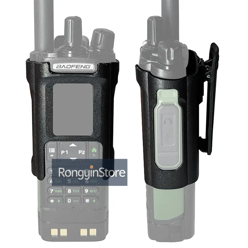 Baofeng UV-32 Belt Holder Case with Clip Walkie Talkie Carry Holster Case DM-32 Radio Belt Holster Original DM32 Radio Accessory