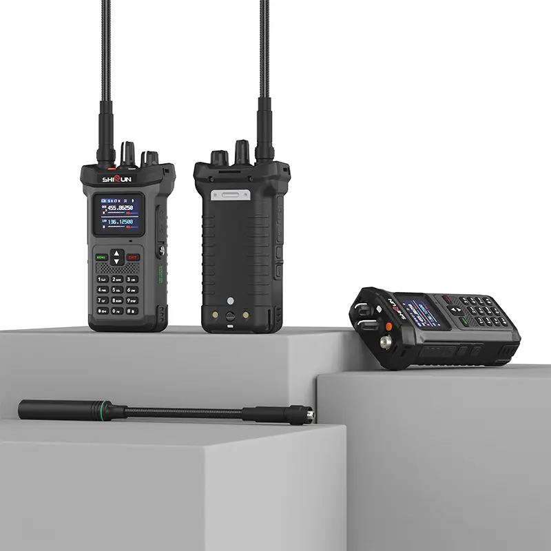 20W Walkie Talkie SQ-8500 Max Long Range Type-C Charging AI Noise Reduction Strobe Lights Dual-Purpose Power Bank IP54 Ham Radio