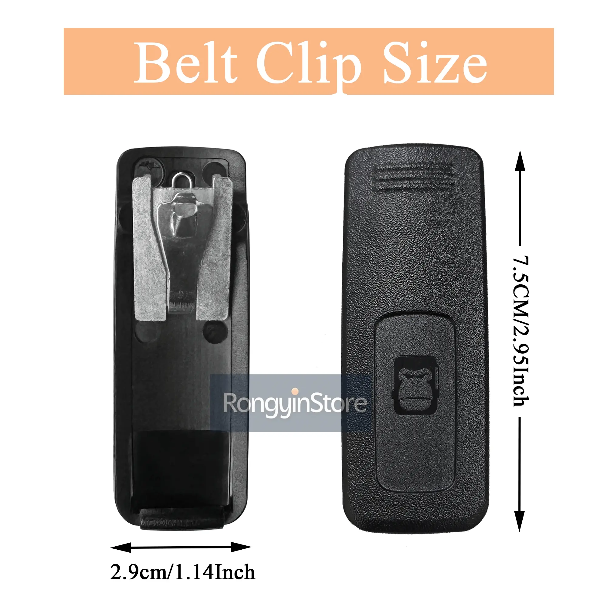 QUANSHENG TK11(8) Belt Holder Walkie Talkie Spare Part Back Belt Clip TK11 5 TK11(5) TK11 8 Radio Battery Clip Radio Accessories