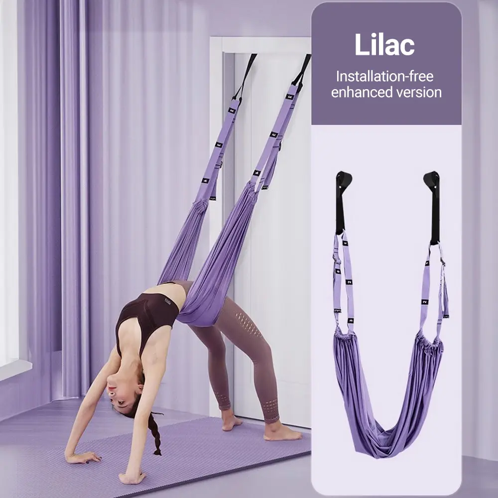 Air Yoga Hammock Waist Back Leg Stretch Strap Back Bend Split Lnversion Strap Exercise At Home Fitness Yoga Fitness Band