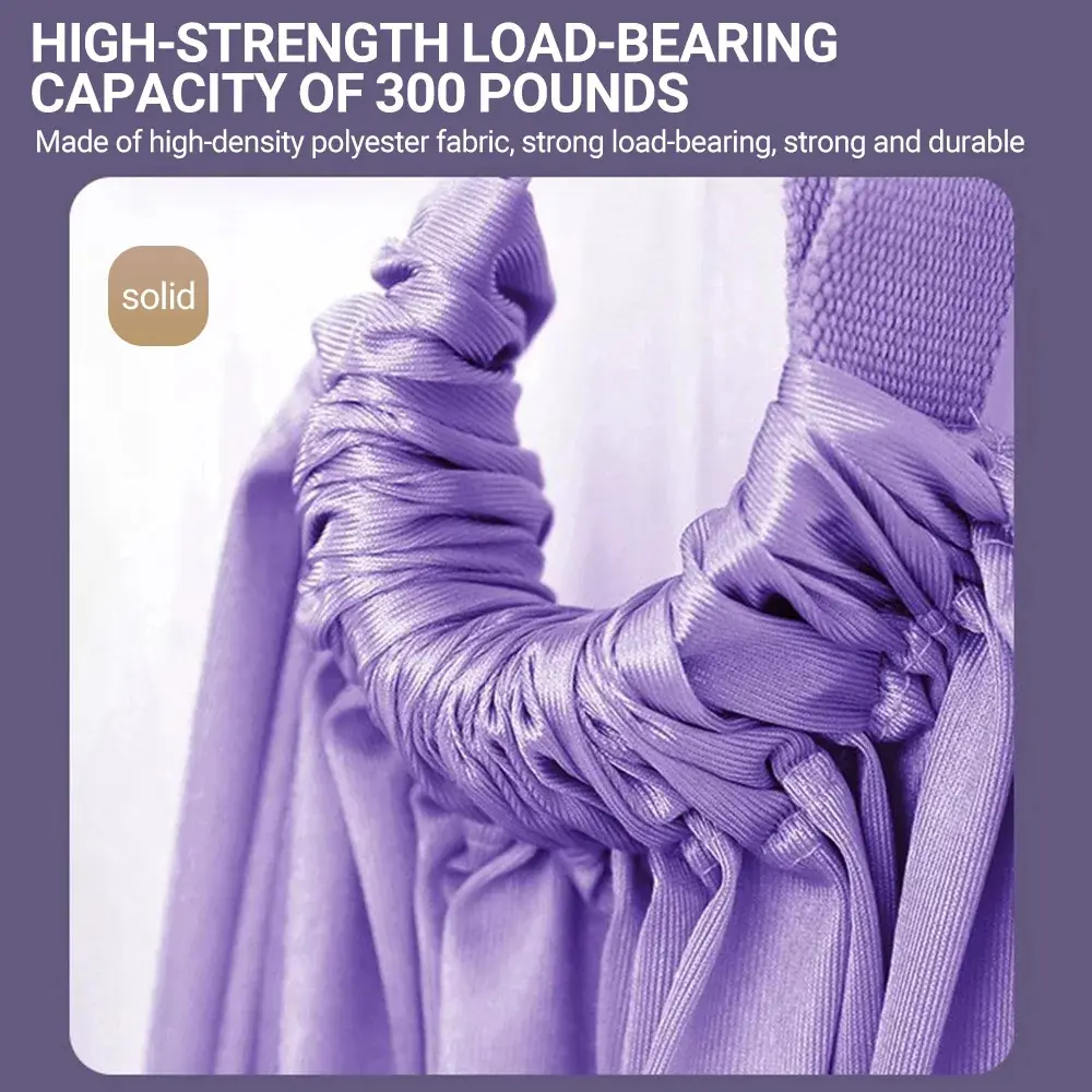 Finger Stretching Tool Elastic Yoga Belt Woman Hammock Split Lower Waist Trainer Inverted Rope Pull Extension Belt