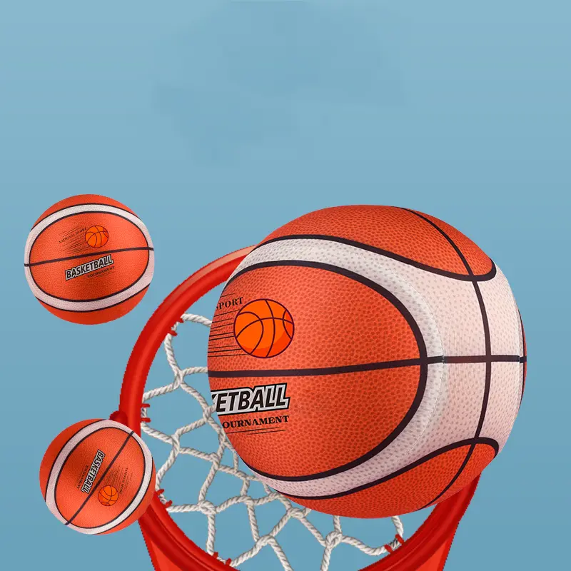 Bouncing Mute Silent Basketball Squeezable Mute Bouncing Basketball Indoor Silent Ball Foam Basketball Cloth Wrapped Package