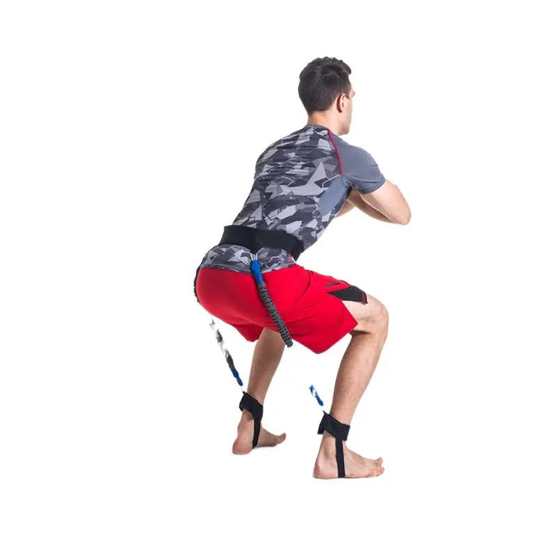 Leg Resistance Bands for Taekwondo Basketball Training Adjustable Elastic Ankle Straps Jump Rope Strength Fitness Home Gym
