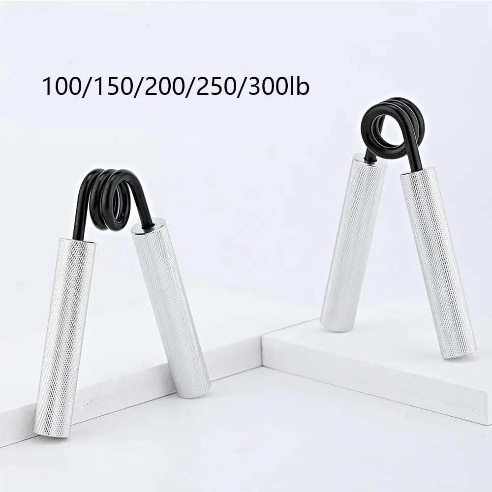 Aluminum Alloy Hand Gripper with Sponge Sleeve Spring Steel Fitness Equipment for Men Home Gym Arm Finger Strength Training