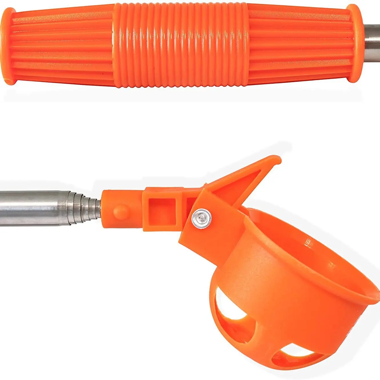 Stainless Steel Golf Ball Retriever Professional Pick Up Tool With Telescopic Handle For Course Training
