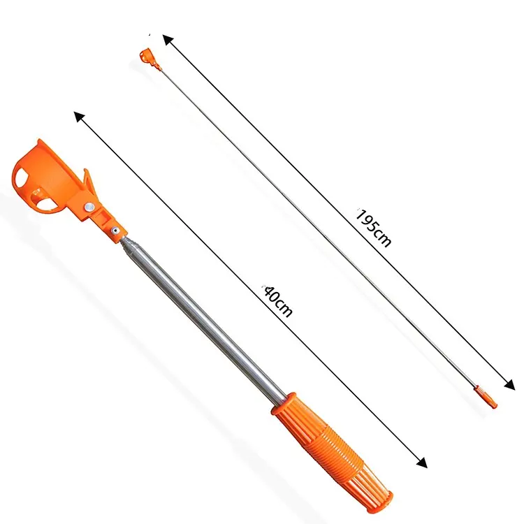 Stainless Steel Golf Ball Retriever Professional Pick Up Tool With Telescopic Handle For Course Training