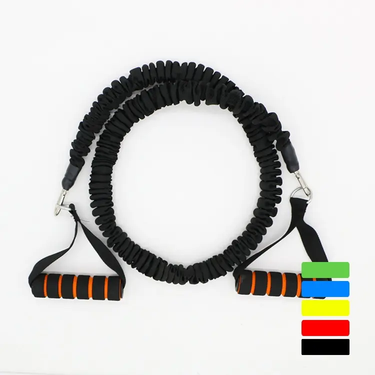 Latex Resistance Bands Set Heavy Duty Strength Training For Men Women Home Gym Non-Slip Handles Durable Fitness Kit