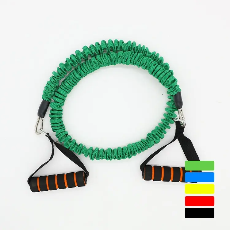 Latex Resistance Bands Set Heavy Duty Strength Training For Men Women Home Gym Non-Slip Handles Durable Fitness Kit