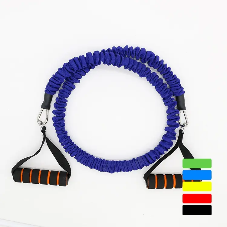 Latex Resistance Bands Set Heavy Duty Strength Training For Men Women Home Gym Non-Slip Handles Durable Fitness Kit