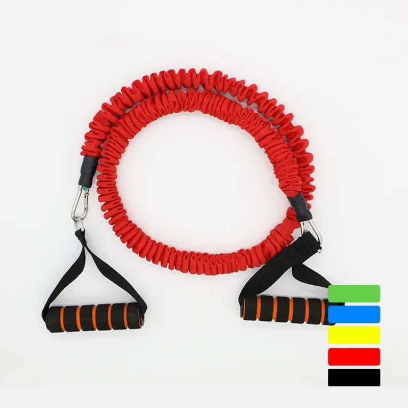 Latex Resistance Bands Set Heavy Duty Strength Training For Men Women Home Gym Non-Slip Handles Durable Fitness Kit