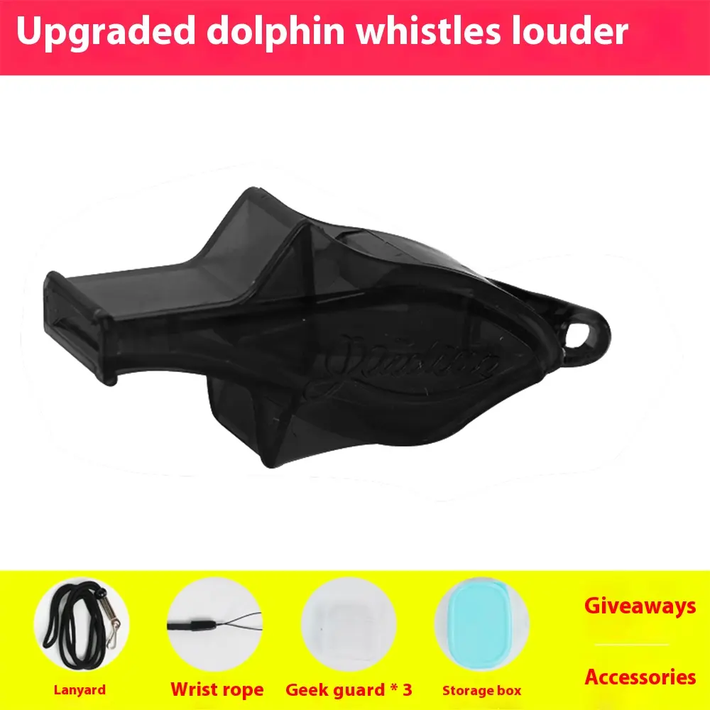 Dolphin Shape Sports Whistle Loud Sound Outdoor Referee Whistle for Basketball Football Training Kids Coach PE Teacher Equipment