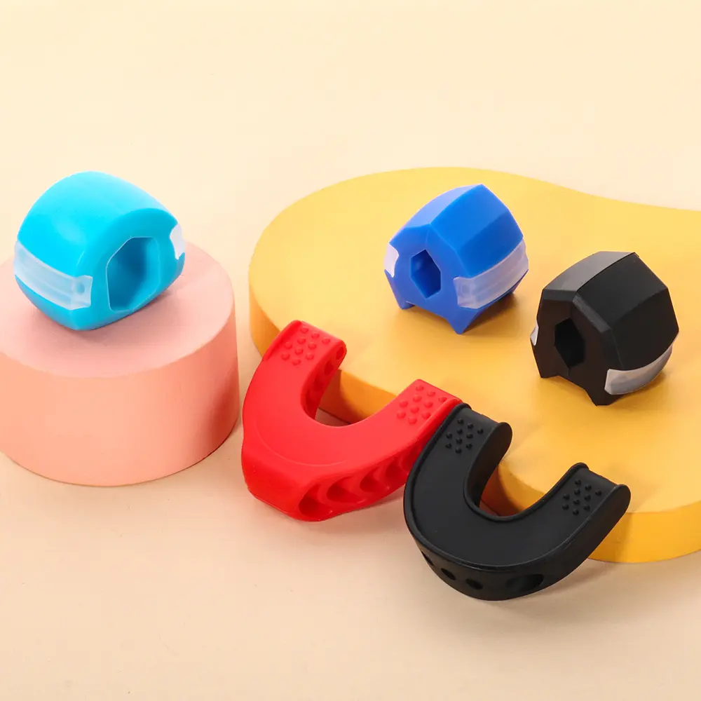 Jaw Exerciser Facial Muscle Trainer Jawline for Face Slimming Chin Reduction Portable Chewing Device Fitness Equipment