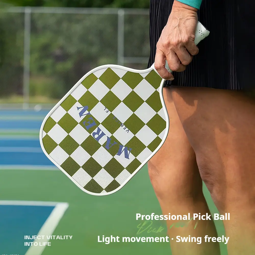 Carbon Fiber Pickleball Paddle Set Durable Rackets for Kids Adults Training Outdoor Indoor Sports with Comfort Grip