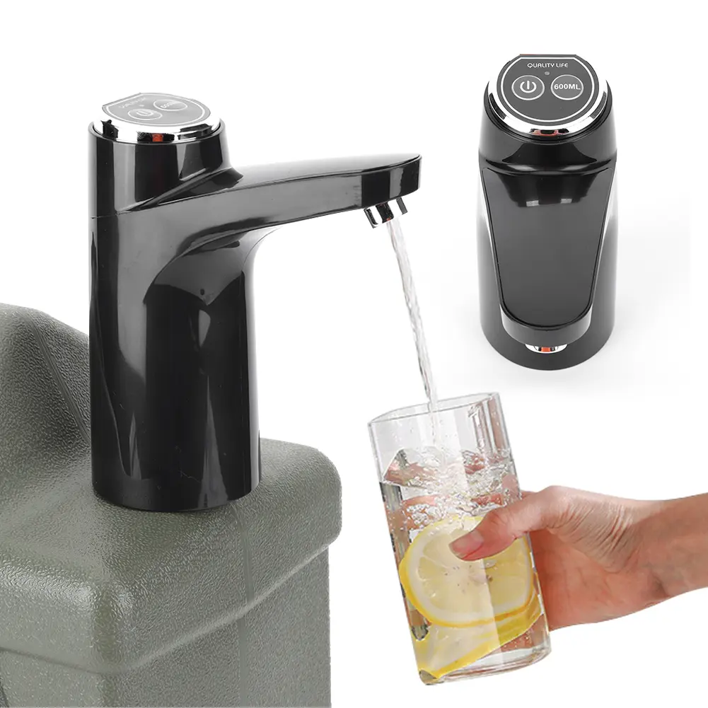11L Large Water Tank Outdoor Water Bin Faucet & USB Rechargeable Electric Water Pump for Camping Fishing (only Water Tank Pump)