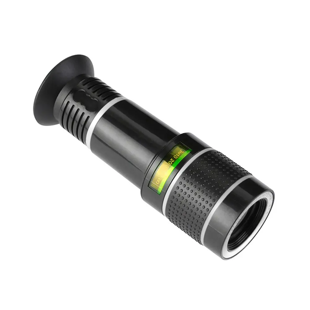 Monocular Clip 20X Mobile Phone Telescope Lens Universal HD Optical Zoom Camera Len Cell Phone Telescope Lens for iPhone Android