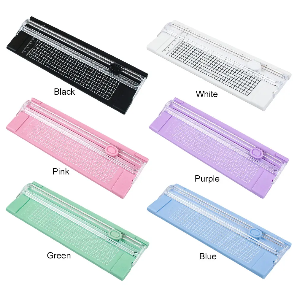Photo Trimmers with Pull-out Ruler A4 Precision Paper Photo Cutters Guillotine Photo Labels Paper Cutting Tool Office Supplies