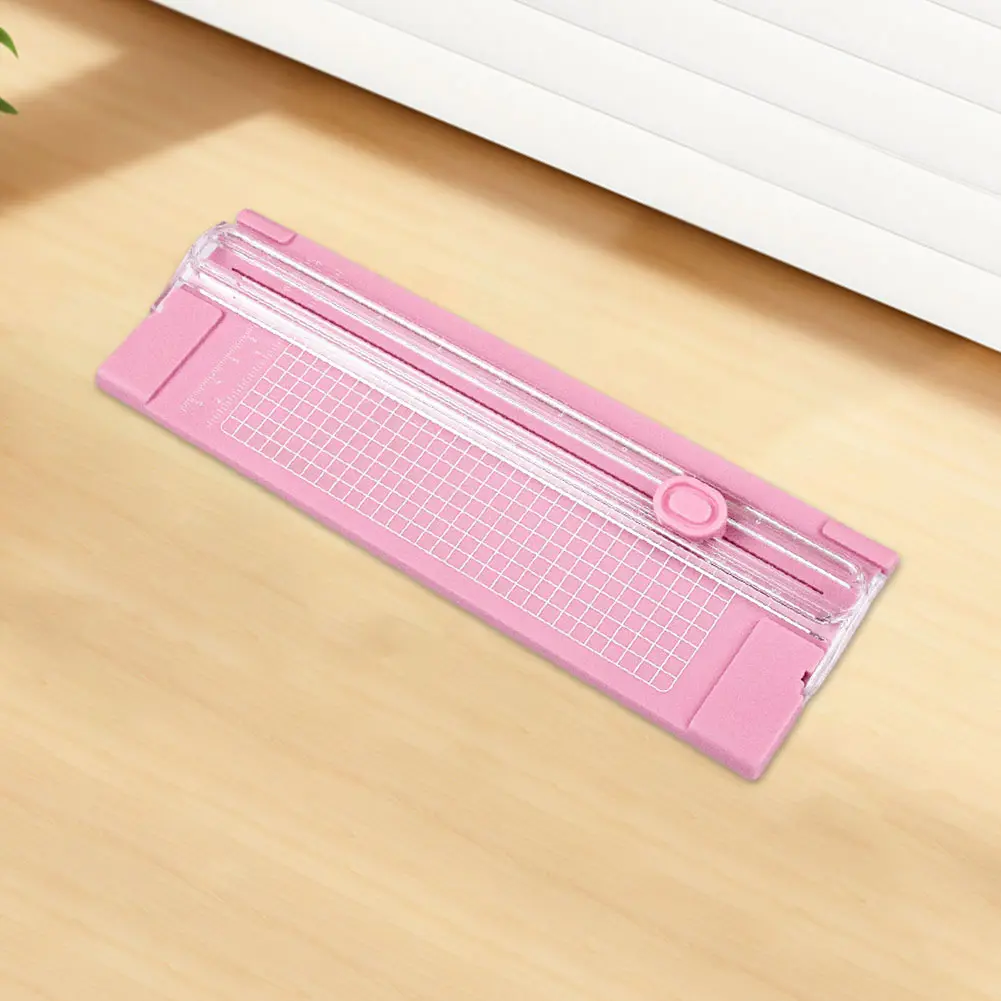 Photo Trimmers with Pull-out Ruler A4 Precision Paper Photo Cutters Guillotine Photo Labels Paper Cutting Tool Office Supplies