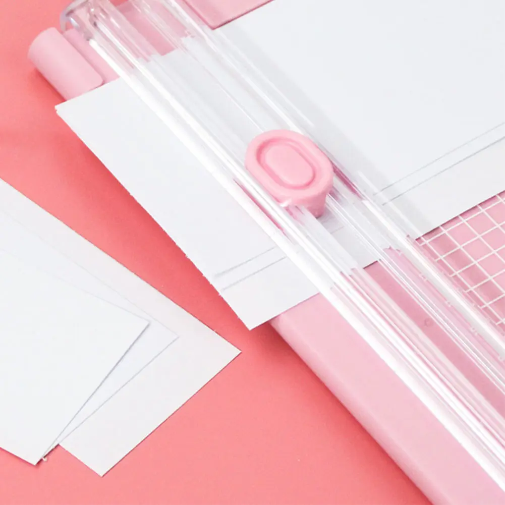 Photo Trimmers with Pull-out Ruler A4 Precision Paper Photo Cutters Guillotine Photo Labels Paper Cutting Tool Office Supplies