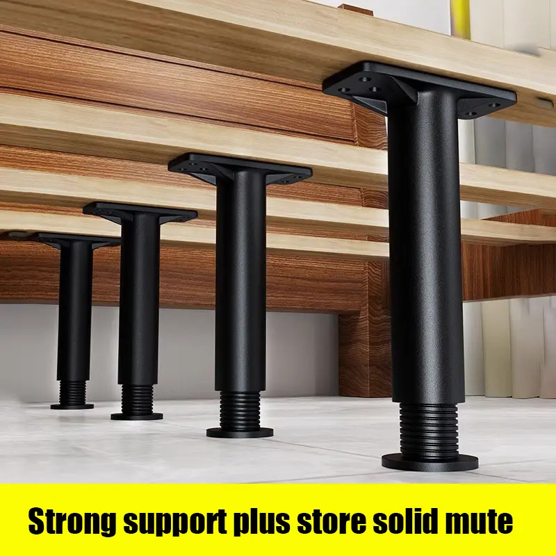 1Pc Telescopic Adjustable Bed Beam Support Foot Reinforced Plastic Furniture Sofa Leg Bed Bottom Load Bearing Bracket