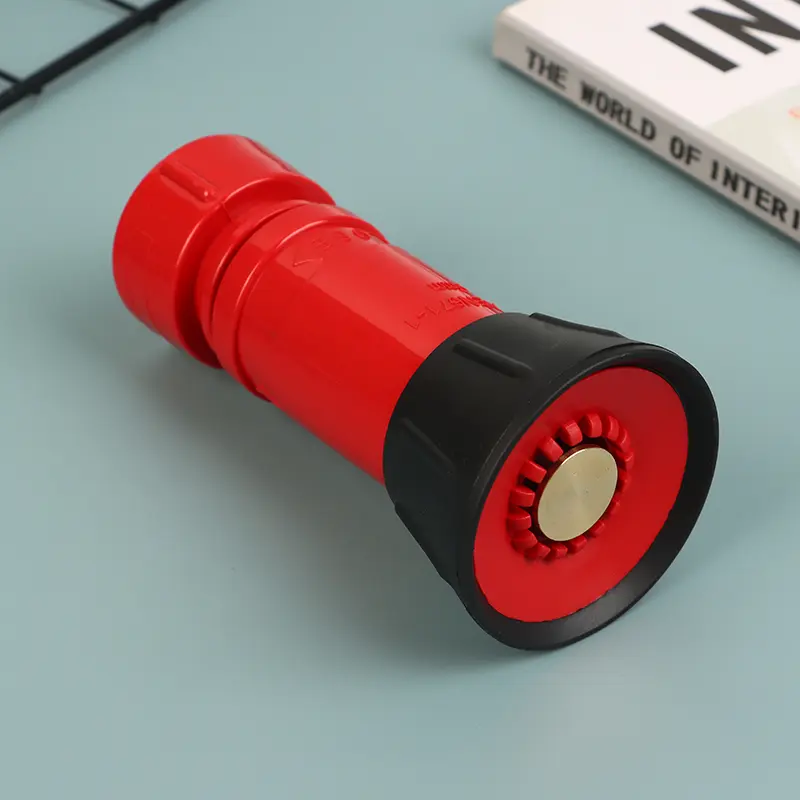Fire Hose Nozzle 1-1/2Inch Heavy Duty Nozzle High Pressure Pump Sprinkler Outdoor Garden Hose Spray Nozzle Watering Sprinkler