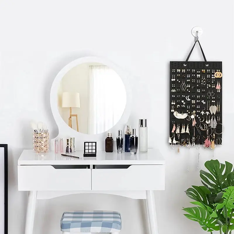 Wall Hanging Brooch Display Stand Felt Enamel Pin Badge Button Collection Storage Holder Jewelry Necklace Earring Organizer Bag