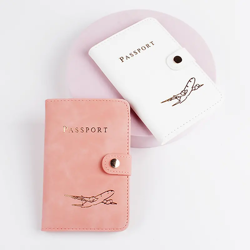 Cute Waterproof PU Leather Passport Holder Travel Credit Card Wallet For Men/Women - Waterproof Passport Cover