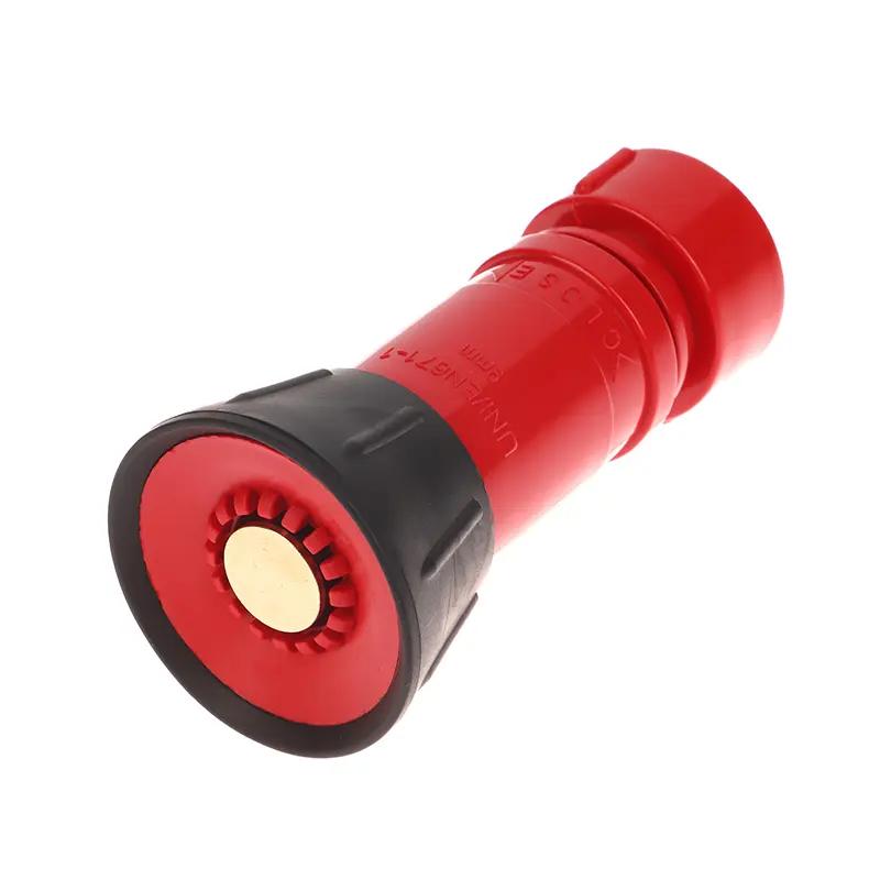 Fire Hose Nozzle 1-1/2Inch Heavy Duty Nozzle High Pressure Pump Sprinkler Outdoor Garden Hose Spray Nozzle Watering Sprinkler
