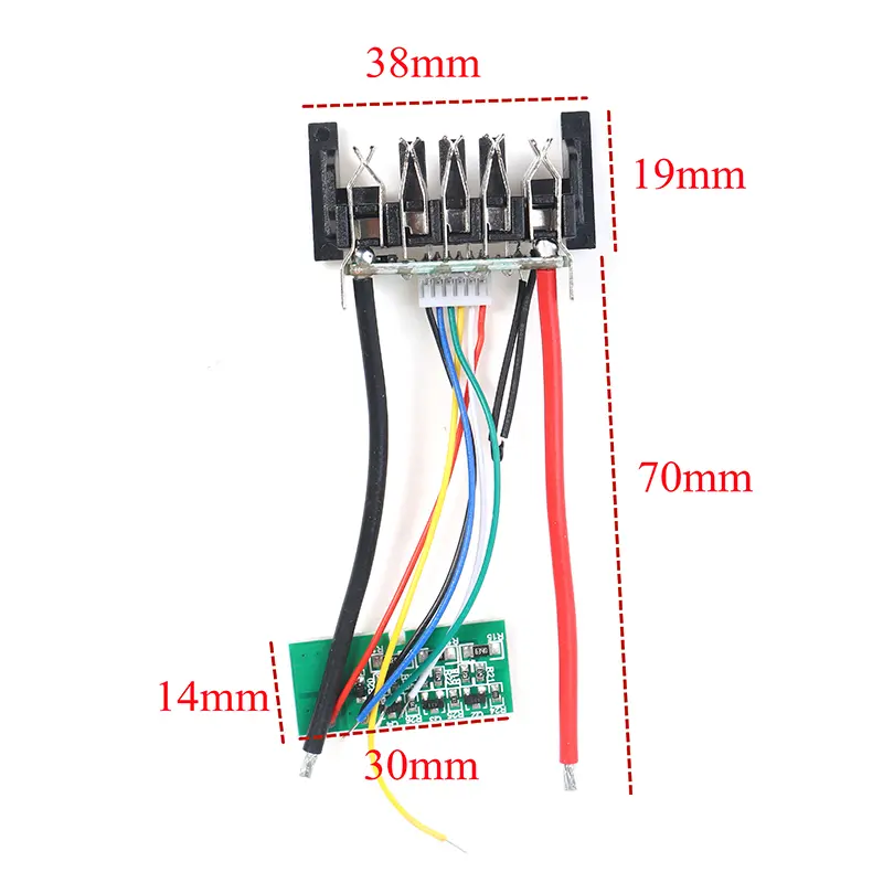 DCB200 Li-Ion Battery PCB Charging Protection Board For 18V 20V Voltage Home Improvement Electronics Accessory
