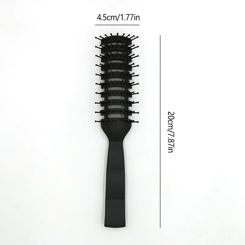 Men Plastic Vent Hair Brush Anti-static Comb Hairdressing Salon Barber Curly Hair Care Wig Styling Tool Comb Brush Massage Tool