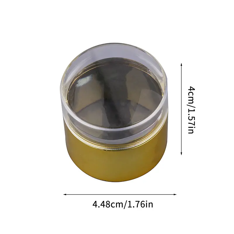 DIY French Nail Art Stamper Set With Silicone Clear Head Nail Scraper And Stamping Template For Manicure