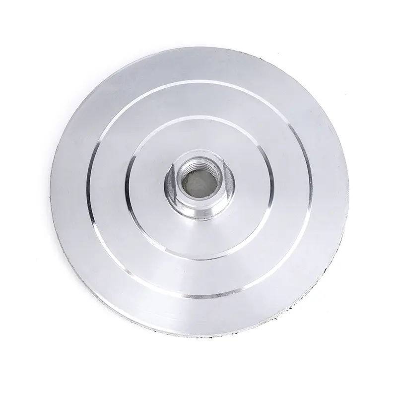 1PC 4-Inch Aluminum Backer Pad For Diamond Polishing Pads M14 Thread Ecoflow Festool Compatible Base Backing Holder
