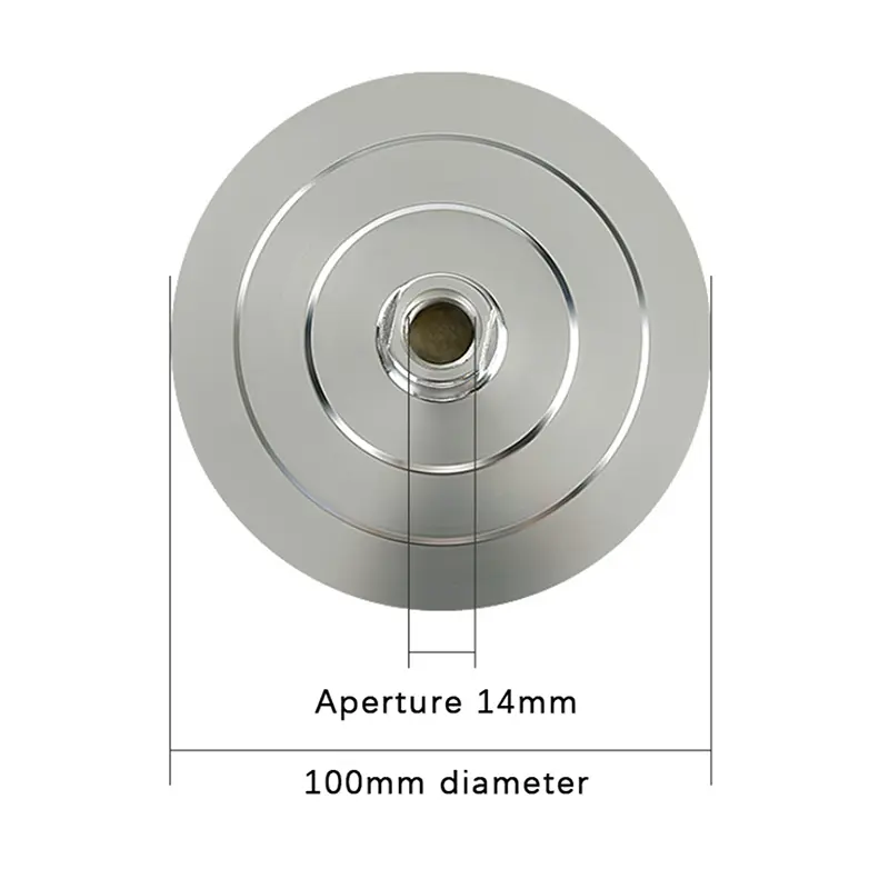 1PC 4-Inch Aluminum Backer Pad For Diamond Polishing Pads M14 Thread Ecoflow Festool Compatible Base Backing Holder