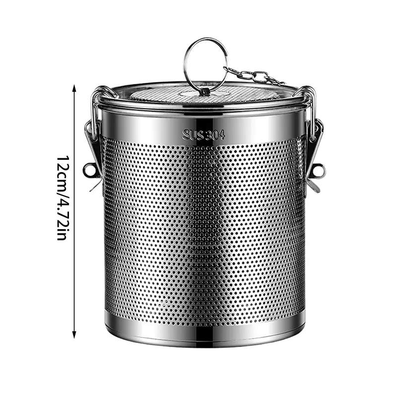 Stew Marinade Basket With Hook Loose Tea Strainer Seasoning Baskets Vegetable Useful Filter Stainless Steel Household Spice Can