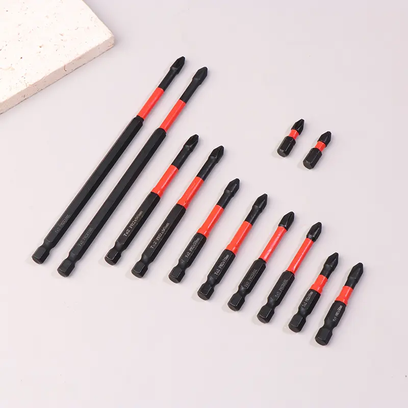 2pcs PH2 Impact Driver Bits High Speed Steel Wear-Resistant Carpentry Power Tool Accessories Separate Sale