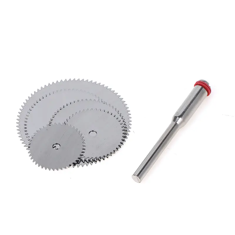 6Pcs/set 16 18 22 25 32mm Cutting Disc Hand Tools Stainless Steel Slice Metal Cutting Disc With 1 Mandre For Rotary Tool Durable