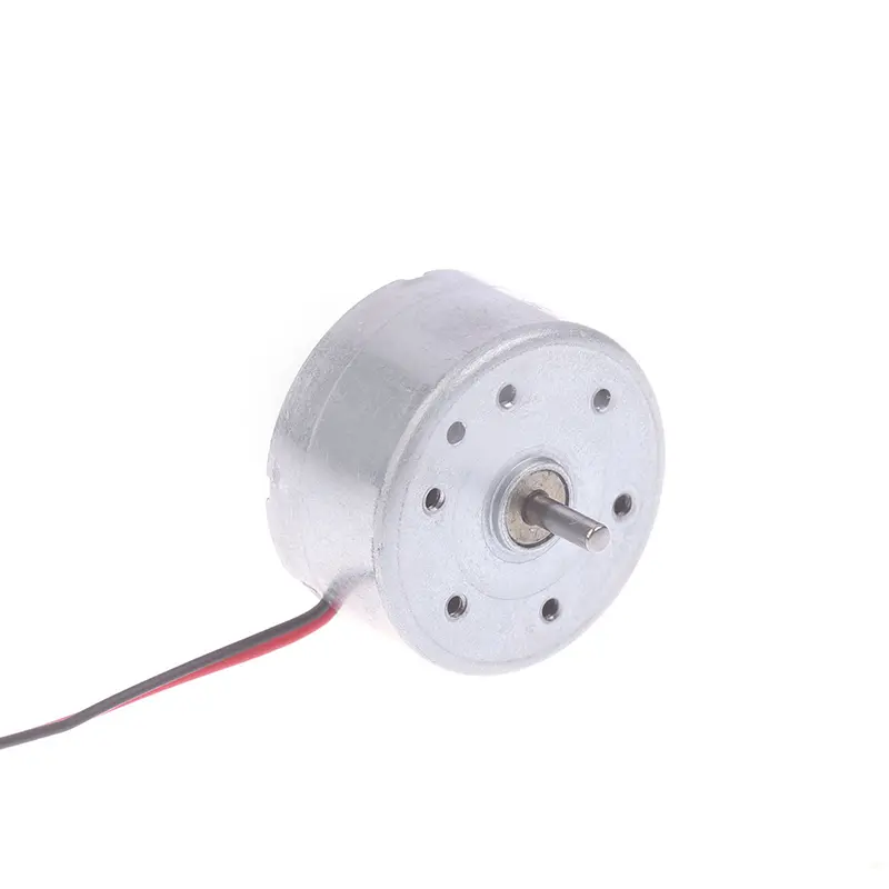 RF-300EA-1D390 Mini Mute Round Spindle Motor 24mm DC 1.5V-6V 7250RPM Precious Metal Brush Engine DIY Solar Power Toy Model