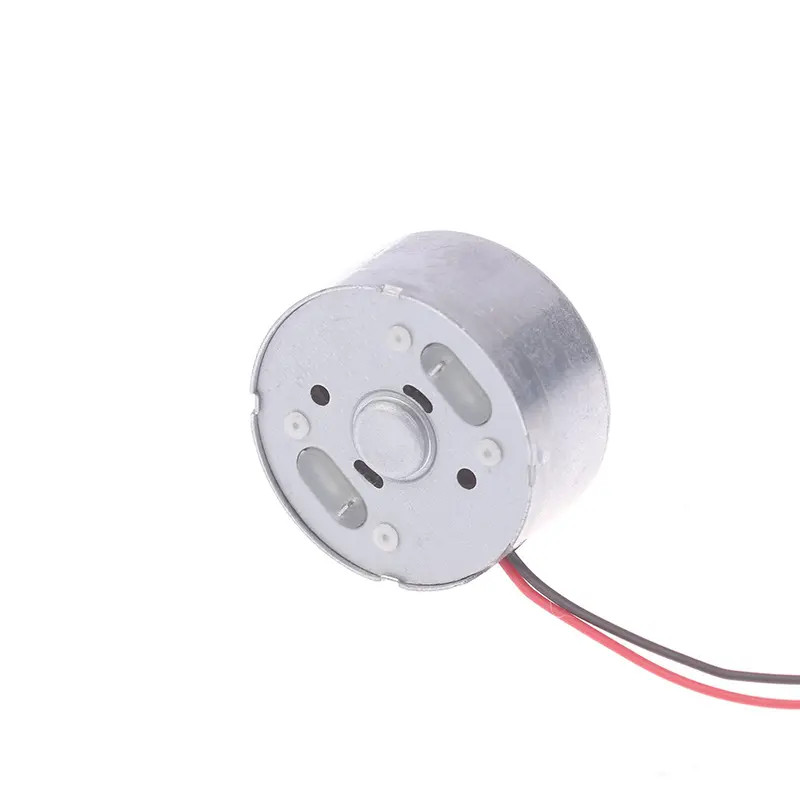 RF-300EA-1D390 Mini Mute Round Spindle Motor 24mm DC 1.5V-6V 7250RPM Precious Metal Brush Engine DIY Solar Power Toy Model