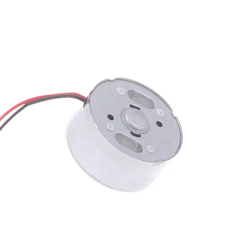 RF-300EA-1D390 Mini Mute Round Spindle Motor 24mm DC 1.5V-6V 7250RPM Precious Metal Brush Engine DIY Solar Power Toy Model