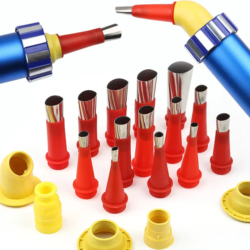 20Pcs Stainless Steel Caulk Nozzle Applicator For Kitchen Bathroom Sink Joint Caulking Finisher Glue Sealant Finishing Tool